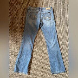 Seven7 Mid-Rise Bootcut Jeans Size 28